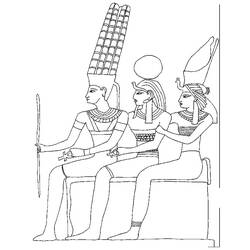Coloring page: Egyptian Mythology (Gods and Goddesses) #111463 - Printable coloring pages