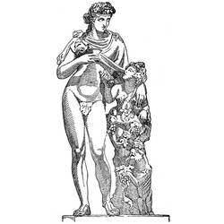 Coloring page: Greek Mythology (Gods and Goddesses) #109645 - Free Printable Coloring Pages