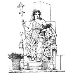 Coloring page: Greek Mythology (Gods and Goddesses) #109665 - Free Printable Coloring Pages
