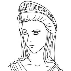 Coloring page: Greek Mythology (Gods and Goddesses) #109671 - Printable coloring pages