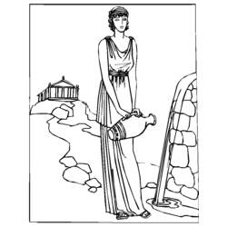 Coloring page: Greek Mythology (Gods and Goddesses) #109689 - Free Printable Coloring Pages