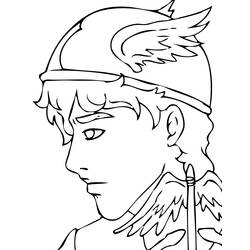 Coloring page: Greek Mythology (Gods and Goddesses) #109698 - Free Printable Coloring Pages