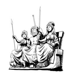 Coloring page: Greek Mythology (Gods and Goddesses) #109808 - Free Printable Coloring Pages