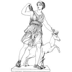 Coloring page: Greek Mythology (Gods and Goddesses) #109858 - Free Printable Coloring Pages