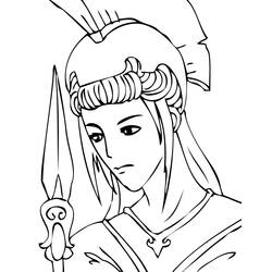 Coloring page: Greek Mythology (Gods and Goddesses) #109860 - Free Printable Coloring Pages