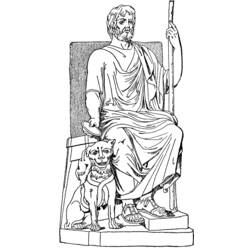 Coloring page: Greek Mythology (Gods and Goddesses) #109893 - Free Printable Coloring Pages