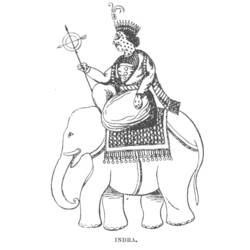 Coloring page: Hindu Mythology (Gods and Goddesses) #109284 - Free Printable Coloring Pages