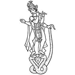 Coloring page: Hindu Mythology (Gods and Goddesses) #109324 - Free Printable Coloring Pages
