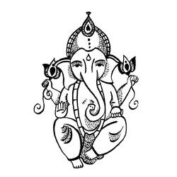 Coloring page: Hindu Mythology (Gods and Goddesses) #109335 - Free Printable Coloring Pages