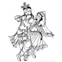 Coloring page: Hindu Mythology (Gods and Goddesses) #109337 - Printable coloring pages