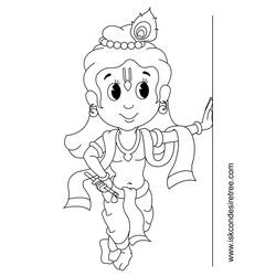 Coloring page: Hindu Mythology (Gods and Goddesses) #109409 - Free Printable Coloring Pages
