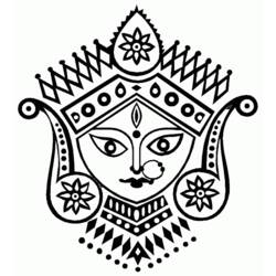 Coloring page: Hindu Mythology (Gods and Goddesses) #109435 - Free Printable Coloring Pages