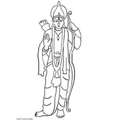 Coloring page: Hindu Mythology (Gods and Goddesses) #109495 - Free Printable Coloring Pages