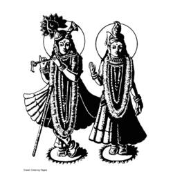 Coloring page: Hindu Mythology (Gods and Goddesses) #109573 - Free Printable Coloring Pages