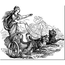 Coloring page: Norse Mythology (Gods and Goddesses) #110424 - Free Printable Coloring Pages