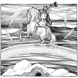 Coloring page: Norse Mythology (Gods and Goddesses) #110548 - Free Printable Coloring Pages