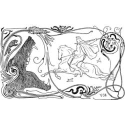 Coloring page: Norse Mythology (Gods and Goddesses) #110557 - Free Printable Coloring Pages
