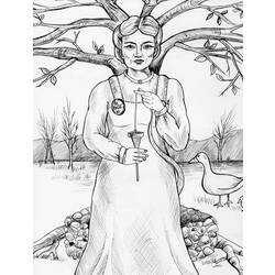 Coloring page: Norse Mythology (Gods and Goddesses) #110564 - Free Printable Coloring Pages
