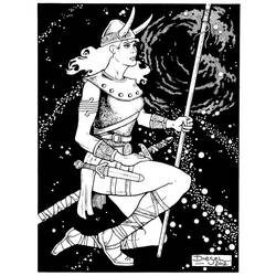 Coloring page: Norse Mythology (Gods and Goddesses) #110715 - Free Printable Coloring Pages