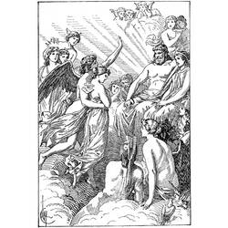 Coloring page: Roman Mythology (Gods and Goddesses) #110013 - Free Printable Coloring Pages