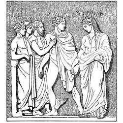 Coloring page: Roman Mythology (Gods and Goddesses) #110014 - Free Printable Coloring Pages
