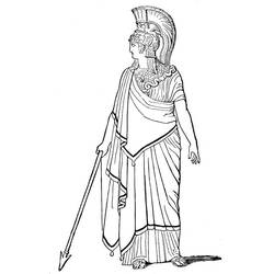 Coloring page: Roman Mythology (Gods and Goddesses) #110031 - Printable coloring pages