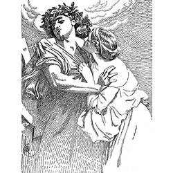 Coloring page: Roman Mythology (Gods and Goddesses) #110039 - Free Printable Coloring Pages