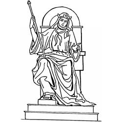 Coloring page: Roman Mythology (Gods and Goddesses) #110065 - Free Printable Coloring Pages