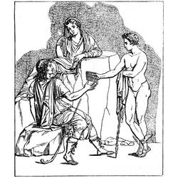 Coloring page: Roman Mythology (Gods and Goddesses) #110093 - Free Printable Coloring Pages