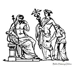Coloring page: Roman Mythology (Gods and Goddesses) #110117 - Free Printable Coloring Pages