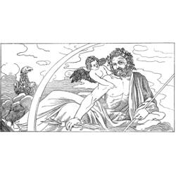 Coloring page: Roman Mythology (Gods and Goddesses) #110177 - Free Printable Coloring Pages