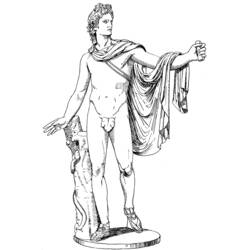 Coloring page: Roman Mythology (Gods and Goddesses) #110188 - Printable coloring pages