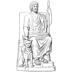 Coloring page: Roman Mythology (Gods and Goddesses) #110196 - Free Printable Coloring Pages