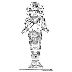 Coloring page: Roman Mythology (Gods and Goddesses) #110254 - Free Printable Coloring Pages
