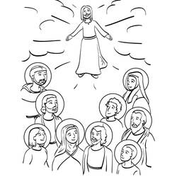 Coloring pages: All Saints Day - Free Printable Coloring Pages