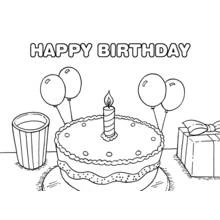 Coloring page: Anniversary (Holidays and Celebrations) #57058 - Free Printable Coloring Pages