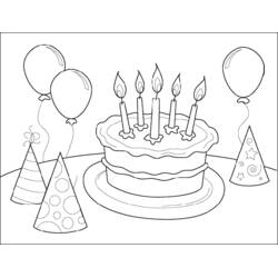 Coloring page: Anniversary (Holidays and Celebrations) #57081 - Free Printable Coloring Pages