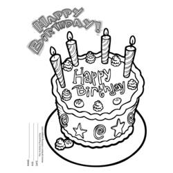 Coloring page: Anniversary (Holidays and Celebrations) #57123 - Free Printable Coloring Pages