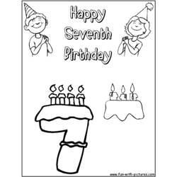 Coloring page: Anniversary (Holidays and Celebrations) #57229 - Free Printable Coloring Pages