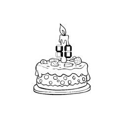Coloring page: Anniversary (Holidays and Celebrations) #57359 - Free Printable Coloring Pages