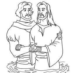 Coloring page: Baptism (Holidays and Celebrations) #57505 - Free Printable Coloring Pages
