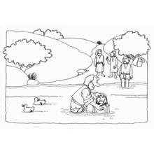 Coloring page: Baptism (Holidays and Celebrations) #57513 - Free Printable Coloring Pages