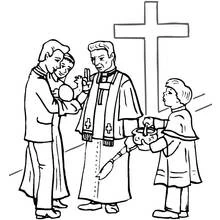 Coloring page: Baptism (Holidays and Celebrations) #57537 - Free Printable Coloring Pages
