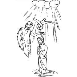 Coloring page: Baptism (Holidays and Celebrations) #57609 - Free Printable Coloring Pages