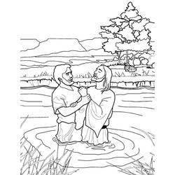 Coloring page: Baptism (Holidays and Celebrations) #57750 - Free Printable Coloring Pages