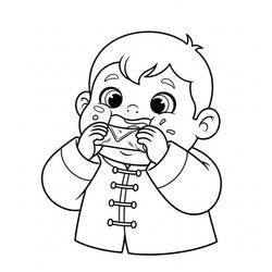 Chinese New Year (Holidays and Celebrations) coloring page #221748 to print and color