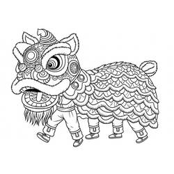 Chinese New Year (Holidays and Celebrations) coloring page #221756 to print and color