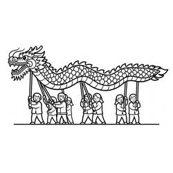 Chinese New Year (Holidays and Celebrations) coloring page #221757 to print and color