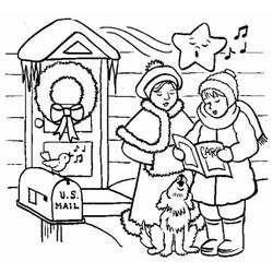 Christmas (Holidays and Celebrations) coloring page #55103 to print and color