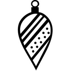 Coloring pages: Christmas Ball - Free Printable Coloring Pages